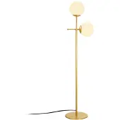 Opviq , lampadaire haut de gamme, structure en métal, doré, hauteur 174 cm, 34 x 15 cm, 2 x E27 max. 40 W, IP20, design moderne pour la maison et l'hôtellerie, ambiance élégante.