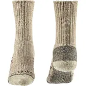 Bridgedale Midweight Merino Comfort Boot Socks Beige EU 38-40 Femme