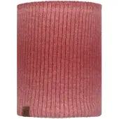 Buff Knitted&fleece Neck Warmer Rose