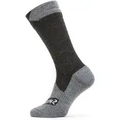 Sealskinz Chaussettes Mi-Longues Imperméables - All Weather - Black/Grey Marl - 2020