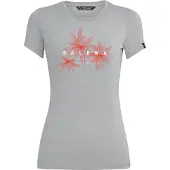 Salewa Lines Graphic Short Sleeve T-shirt Gris XS Femme