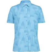 CMP 32t7126 Short Sleeve Shirt Bleu S Femme