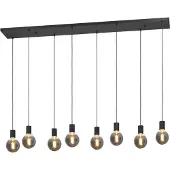 Eglo Pendentif à 8 lumières Nogalte Noir