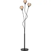 Eglo Lampe de pied Creppo Noir
