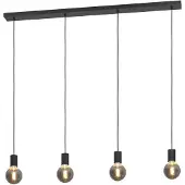 Eglo Pendentif à 4 lumières Nogalte Noir
