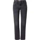 Levi's Jean 'Middy Straight' noir denim