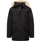 Schott Veste d’hiver 'NELSON' chamois / noir