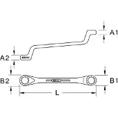 Ks Tools 517.0809 Tweezijdige ringsleutel