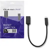 Qoltec Câble USB 3.1 type C mâle | Câble USB 3.0 type A femelle | 0,25 m