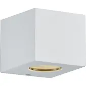 REALITY IMPORT Applique d'extérieur LED CORDOBA blanche 2 W, blanc chaud, 200 lm, plastique, dim. : 9 x 10 x 10 cm, IP44, RL