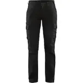 Blakläder Pantalon de travail pour femme Industrie Stretch, noir, taille de confection FR : 46 (46)