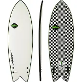 Softech Kiuss Fish 5´8´´ Surfboard Argenté 172.7 cm