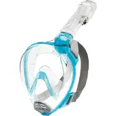 Cressi Baron Junior Snorkeling Mask Clair,Bleu XS-S Enfants