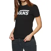 Vans T-shirt 'FLYING V' noir / blanc