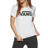 Vans T-shirt 'FLYING V' noir / blanc