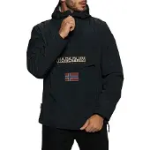 Napapijri Veste fonctionnelle 'Rainforest' bleu / or / rouge foncé / noir