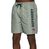 Superdry Code Applque 19inch Swimming Shorts Gris S Homme