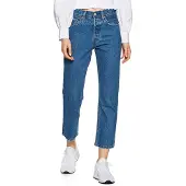 Levi's Jean '501 CROP' bleu denim