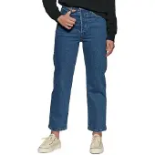 Levi's Jean 'Ribcage Straight Ankle' bleu denim