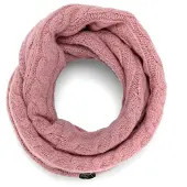 Superdry Tweed Cable Scarf Rose Femme