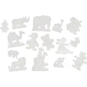 Hama Midi Plaques pour perles - 15 pces - Zoo - - UneTaille - Plaques pour perles