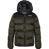 Schott NYC Veste matelassée , modèle Carré, avec capuche et protections aux épaules, pour enfants et jeunes