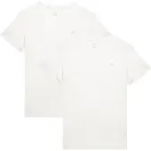 Gant 901002108110 Short Sleeve T-shirt 2 Units Blanc S Homme