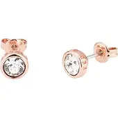 Ted Baker Boucles d'oreilles 'Sinaa' or rose / blanc