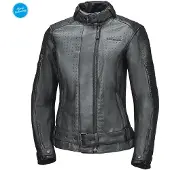 Held Veste en cuir de moto pour femme Roxane, noir, 38