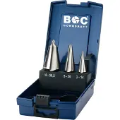 Bohrcraft Jeu de forets à peler la tôle HSS taille 1-3 forets ø 3.0-30,5 mm 4 pièces (3 - 30,5 mm)