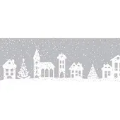 Heyda 203584489 Rubans pour fenêtres "Maisons" 200 x 7,5 cm