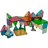Magna-Tiles MAGNA TILES - Set de 50 pièces "Grand Prix" avec couleurs mates