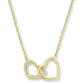 Marie-Celeste Celeste Halskette Herzen 40 - 42 - 44 cm - Gold, (Or jaune 14 carats)