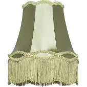 QAZQA Abat-jour en tissu vert 30 cm - Granny