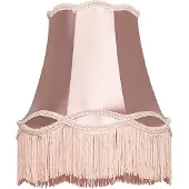QAZQA Abat-jour en tissu rose 30 cm - Granny