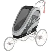 Cybex Siège ZENO, remorque de vélo, couleur beige. Médaille sportive , couleur gris