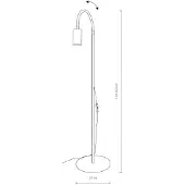 Lyora Lampe de lecture flexible Eye Flex blanc
