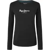 Pepe Jeans T-shirt 'New Verginia' noir / blanc