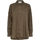 Selected Sanni Long Sleeve Shirt Blanc 40 Femme