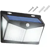 LTC Lampe solaire murale 208 LED SMD 600lm PIR IP65 1800mAh (600 lm, IP65)