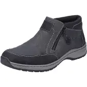 Rieker Chaussures de ville pour hommes , bottes, doublure chaude, couleur gris, style décontracté