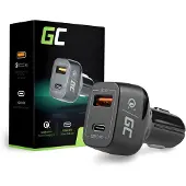 Green Cell Chargeur pour appareils mobiles CAD33 Noir Intérieur