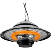 Neo Tools Radiateur infrarouge mural 1500W, IP44, élément chauffant lampe halogène, surface de chauffe 9 m², durée d'éclairage 5000 h, télécommande, pour l'intérieur et l'extérieur.