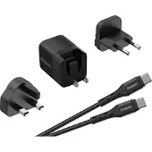 Energizer Chargeur mural international 38W câble USB-C