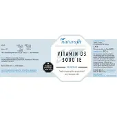 Naturafit Vitamine D3 3000 UI Capsule, 90 pièces. Capsule