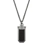 Police Pejgn2008512 Necklace Argenté Homme