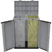 Ecoline 2 Two Doors Wardrobe Gris