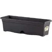 Plastiken Jardiniere Rectangulaire - 60 X 20 Cm Avec Plateau - Anthracite