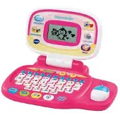 Vtech Small Computer For Children Spanish Version Rose 3-6 Years Enfants
