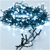 ECD-Germany Guirlande multifonctionnelle "hawthorn type" 400 led lumière froide 11m (ip44 outdoor)